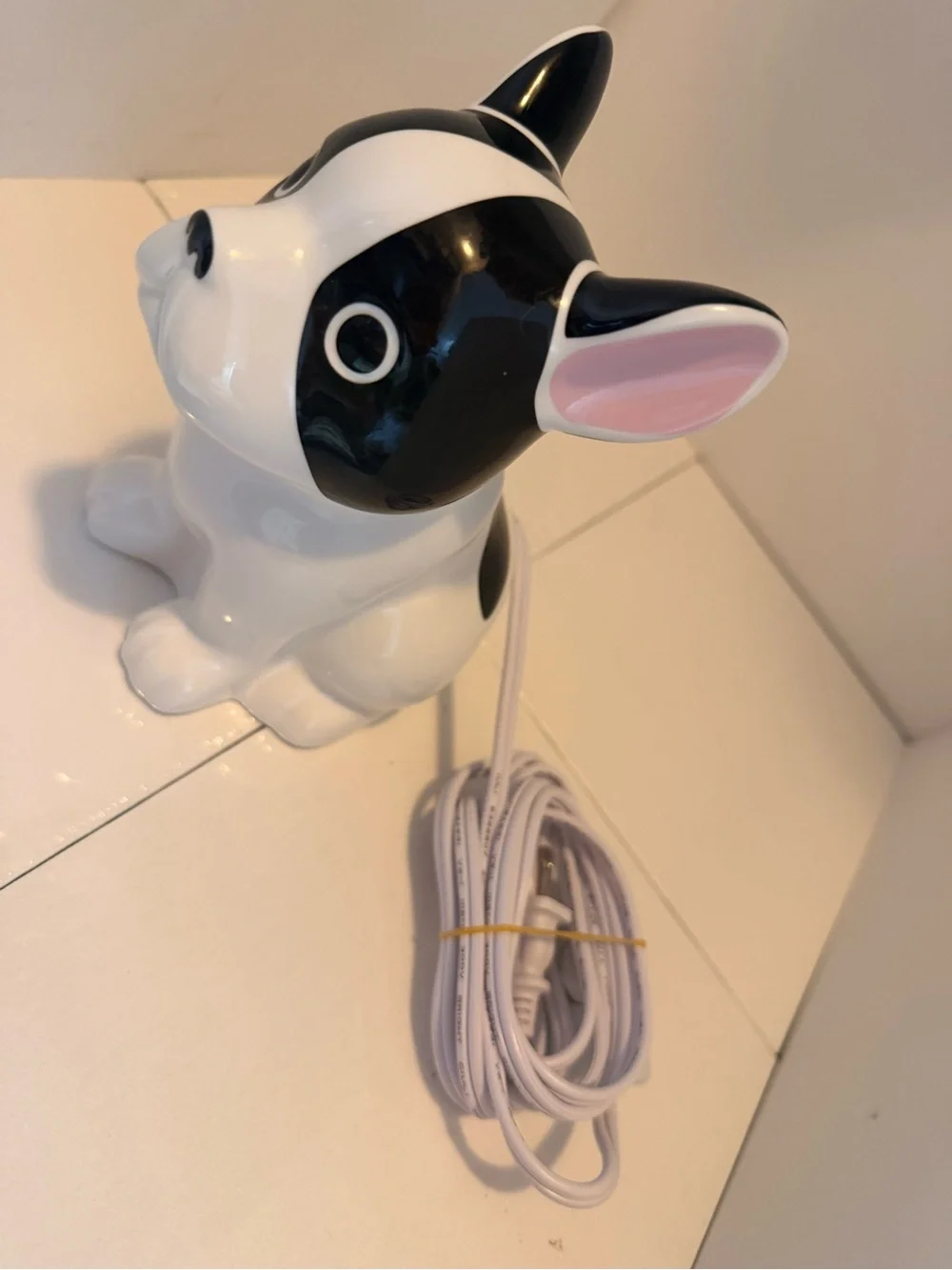 Ceramic French Bulldog Night Light